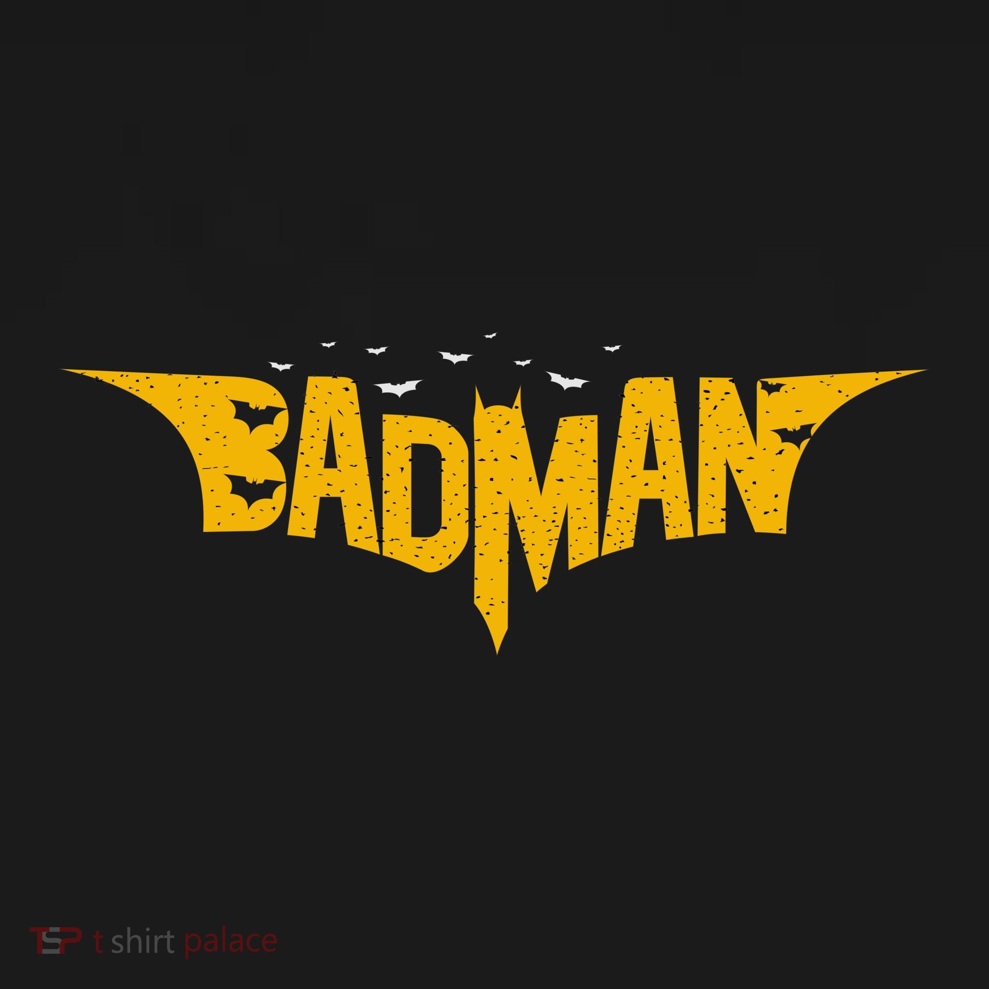 Badman Super Hero Button