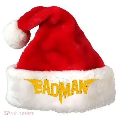 Badman Super Hero Santa Hat