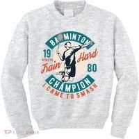 Badminton Champion Train Hard Kids Sweatshirt thumb 0