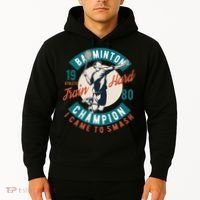 Badminton Champion Train Hard Hoodie thumb 2