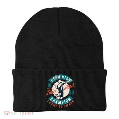 Badminton Champion Train Hard Beanie
