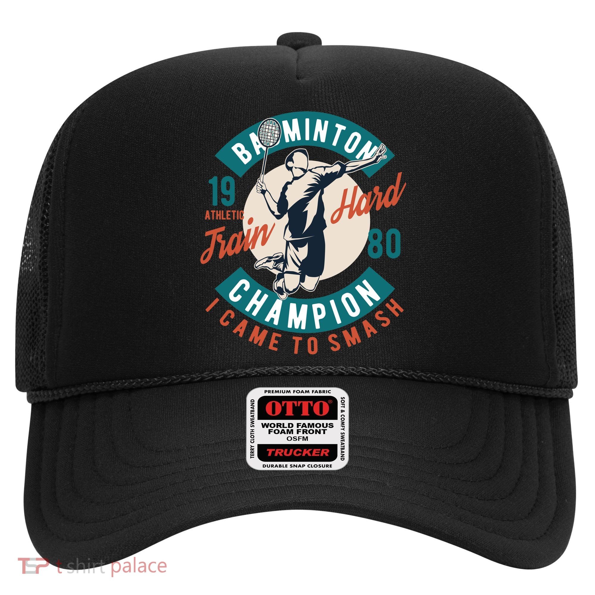Badminton Champion Train Hard Hat