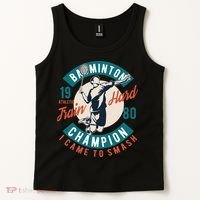 Badminton Champion Train Hard Tank Top thumb 2
