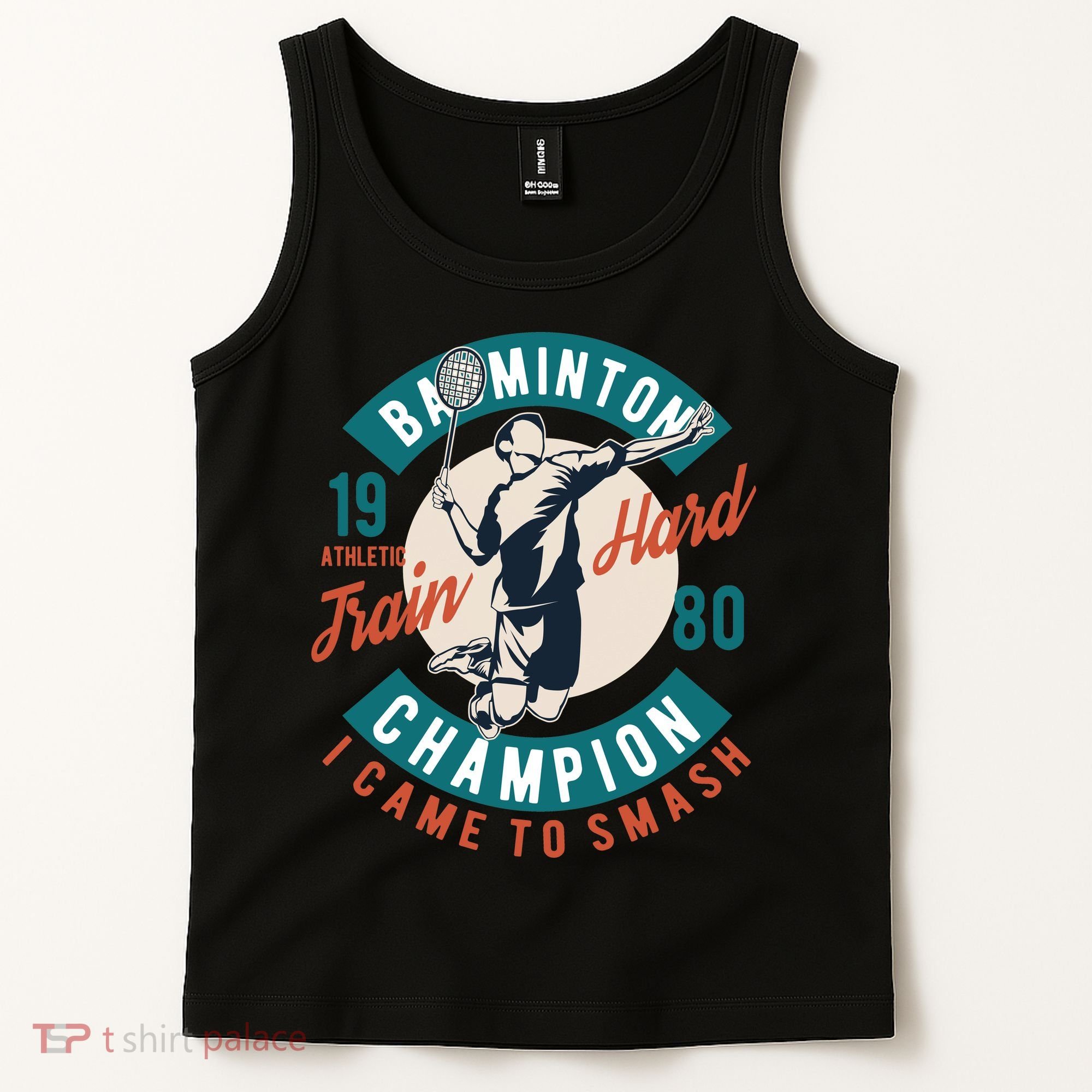 Badminton Champion Train Hard Tank Top