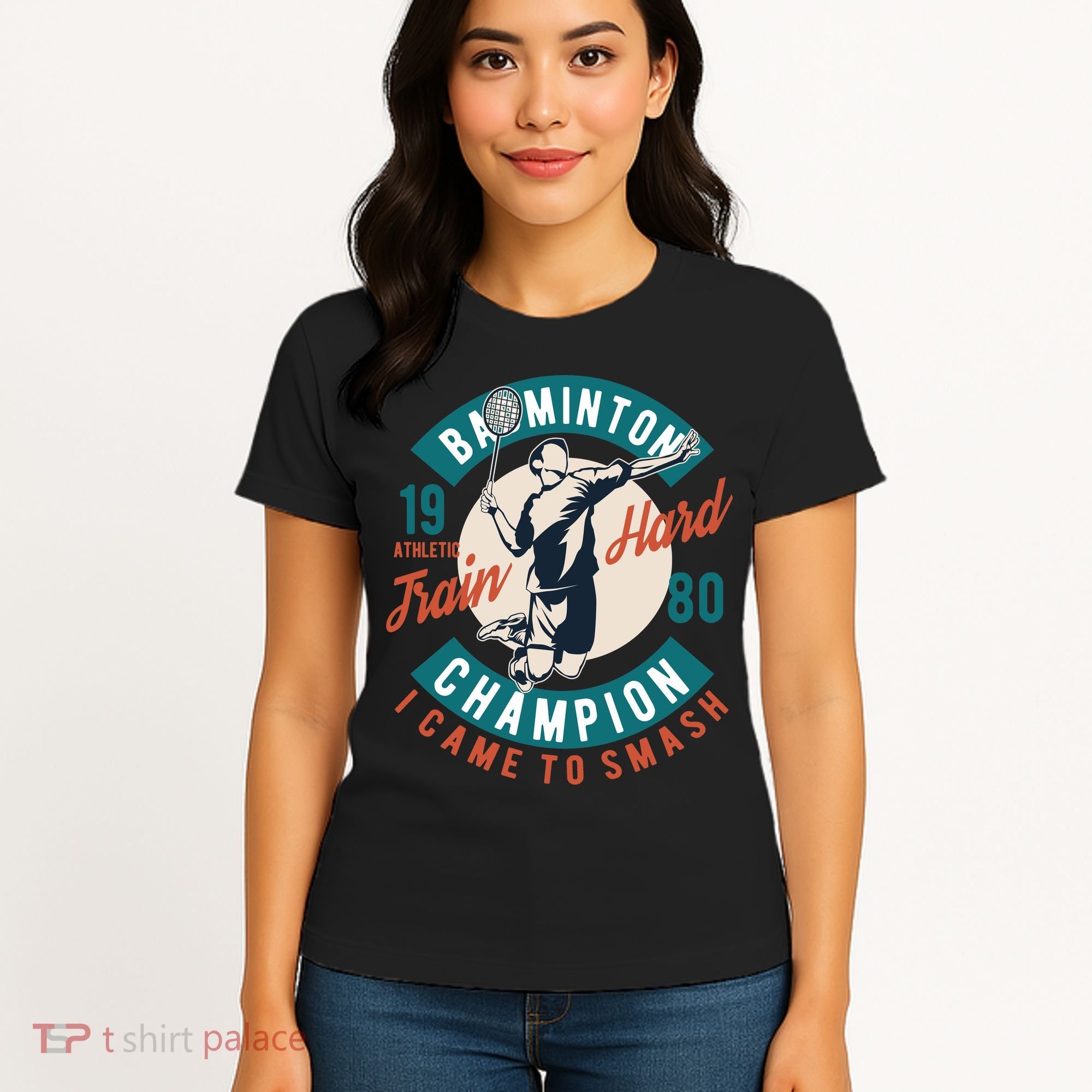 Badminton Champion Train Hard Women's T-Shirt