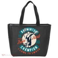 Badminton Champion Train Hard Tote Bag thumb 0