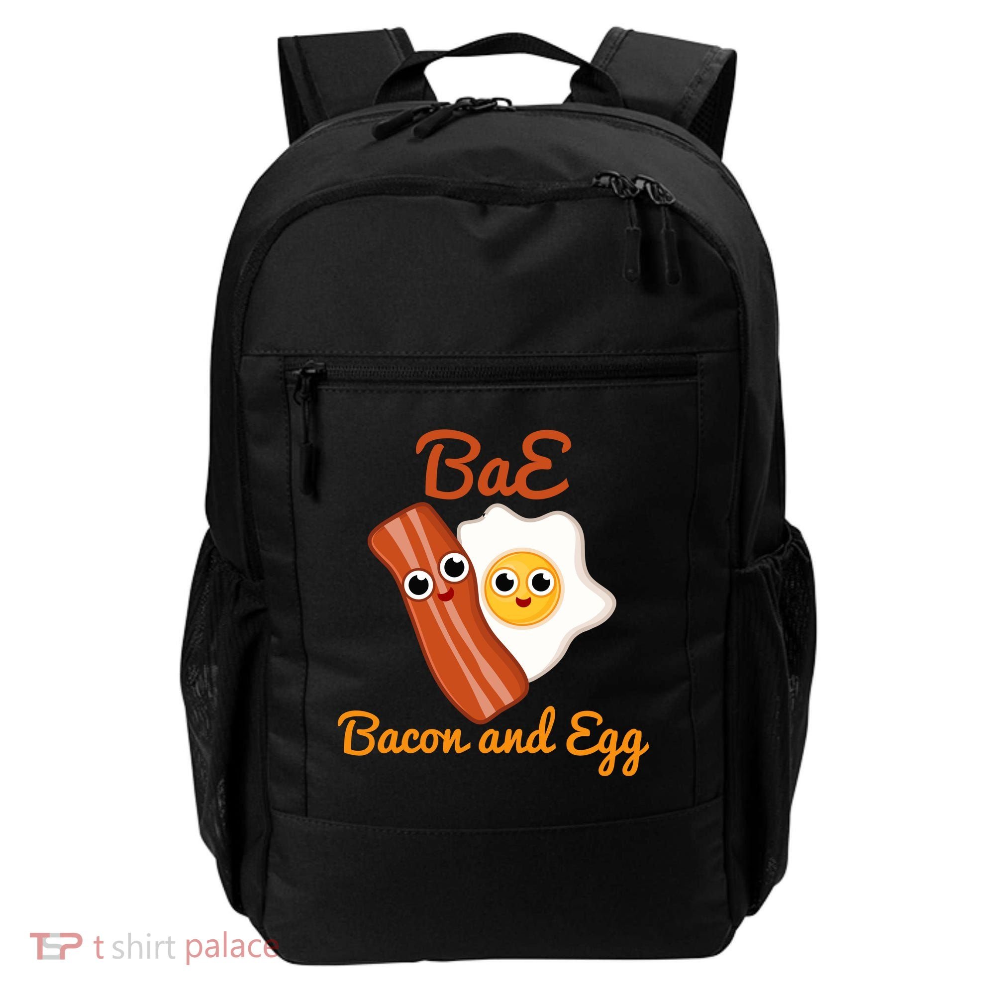 Bae Bacon And Eggs Funny Best Friends Backpack