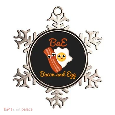 Bae Bacon And Eggs Funny Best Friends Ornament
