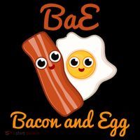 Bae Bacon And Eggs Funny Best Friends Ornament thumb 1