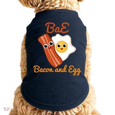 Bae Bacon And Eggs Funny Best Friends Doggie Tank