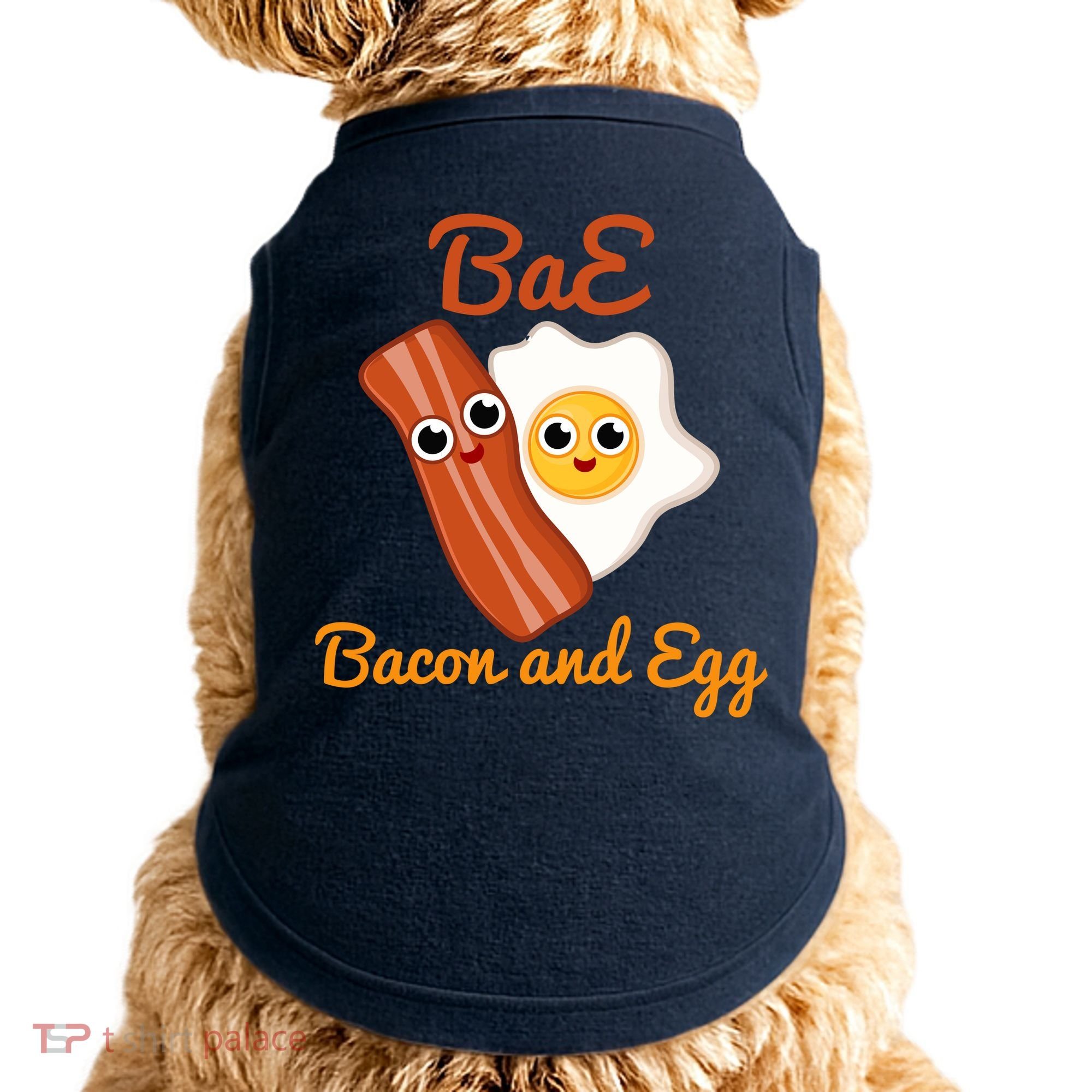 Bae Bacon And Eggs Funny Best Friends Doggie Tank