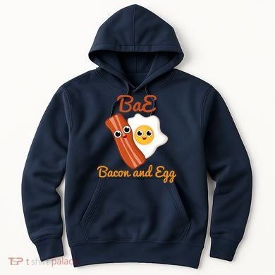 Bae Bacon And Eggs Funny Best Friends Hoodie