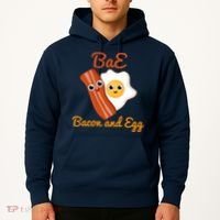 Bae Bacon And Eggs Funny Best Friends Hoodie thumb 2
