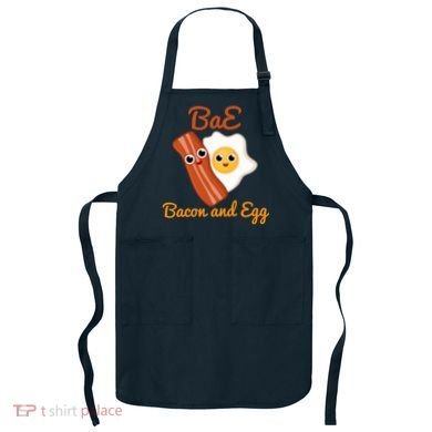 Bae Bacon And Eggs Funny Best Friends Apron