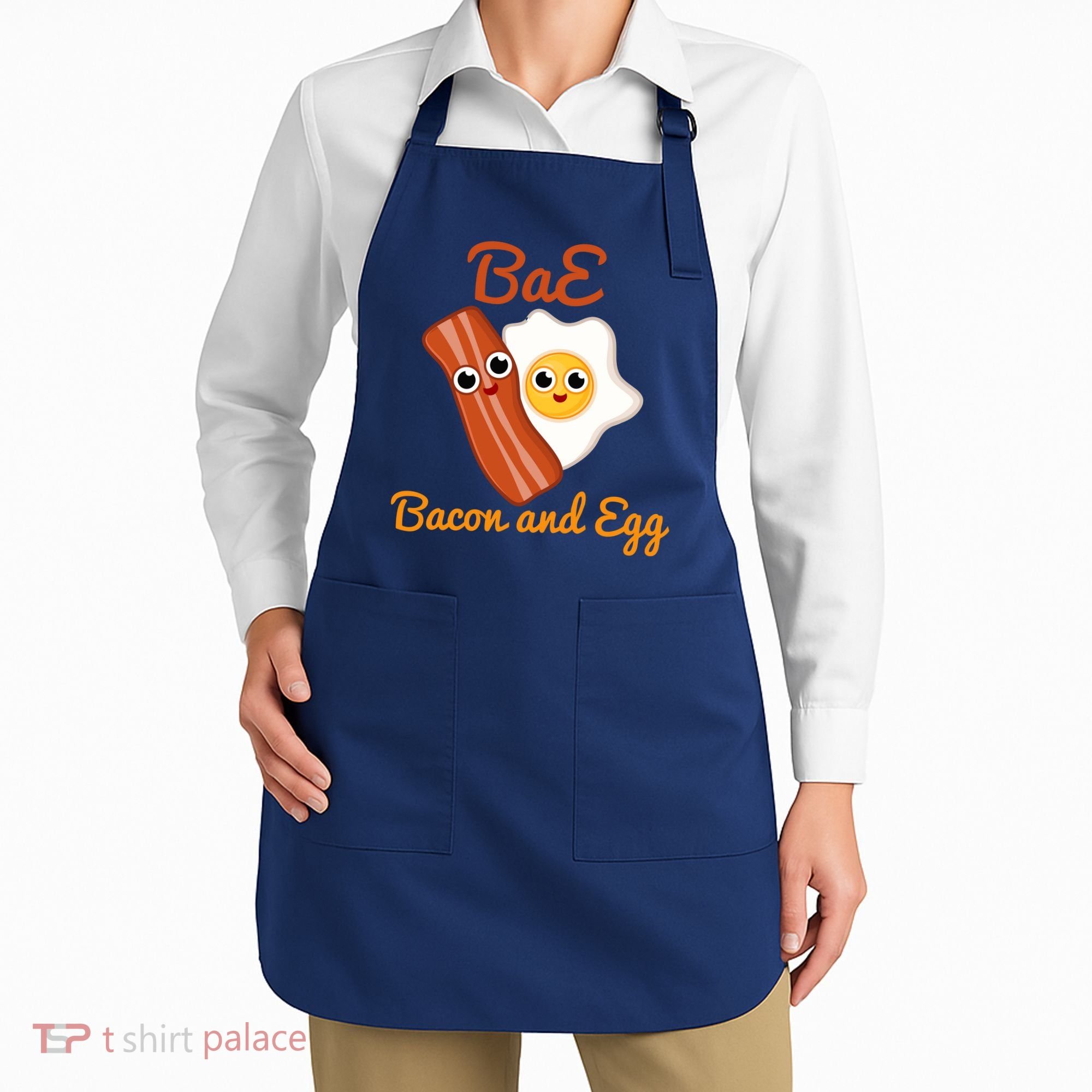 Bae Bacon And Eggs Funny Best Friends Apron