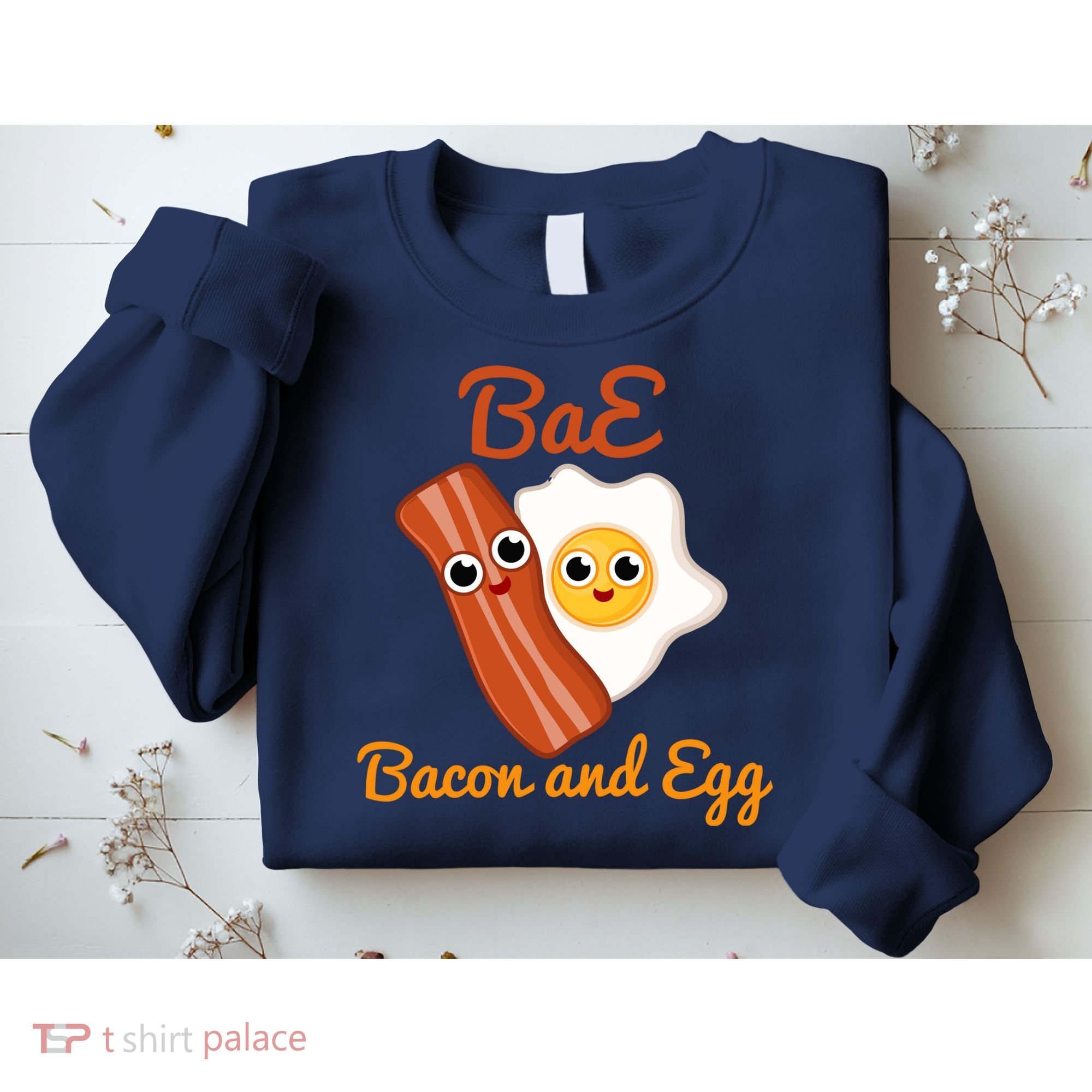 Bae Bacon And Eggs Funny Best Friends Sweatshirt
