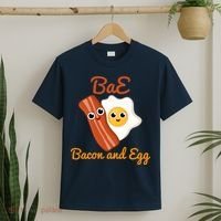 Bae Bacon And Eggs Funny Best Friends T-Shirt thumb 2