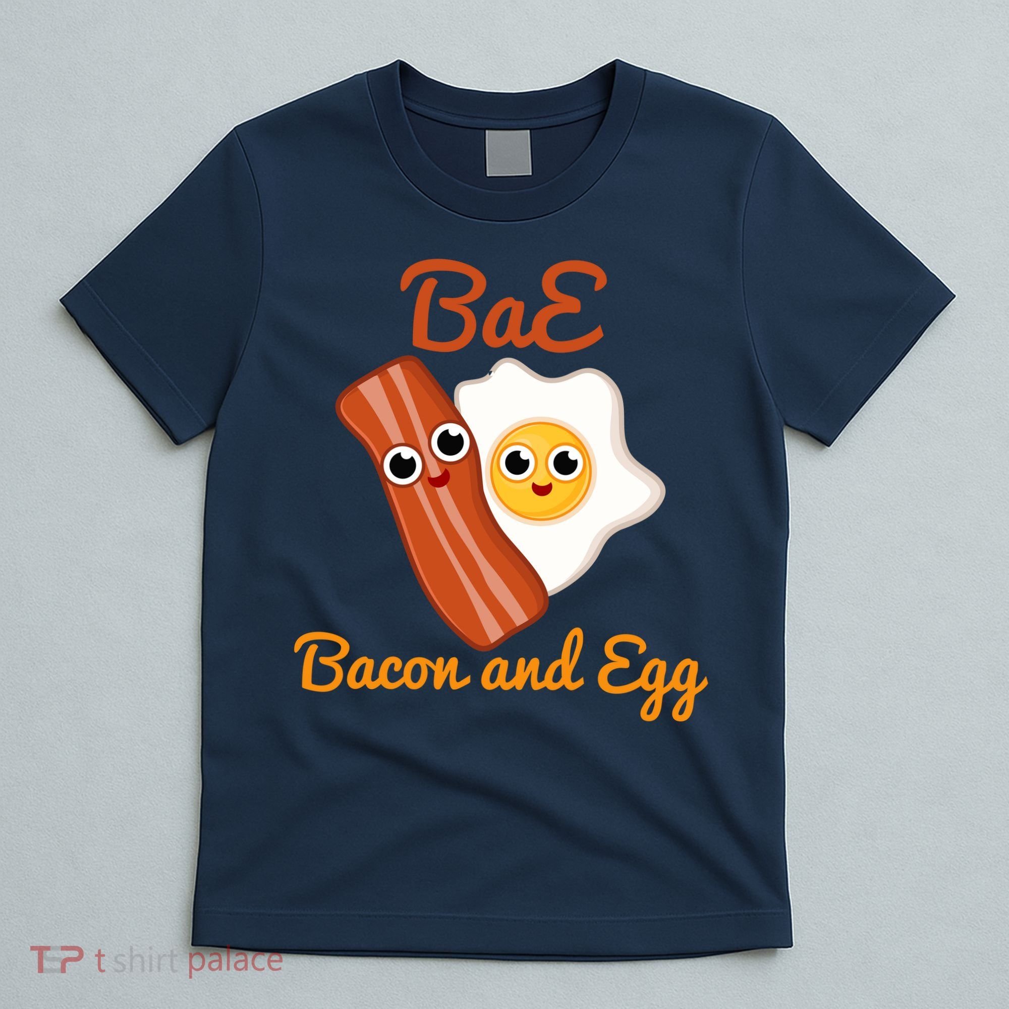 Bae Bacon And Eggs Funny Best Friends T-Shirt