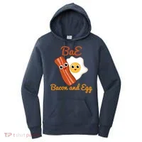 Bae Bacon And Eggs Funny Best Friends Women's Hoodie thumb 0