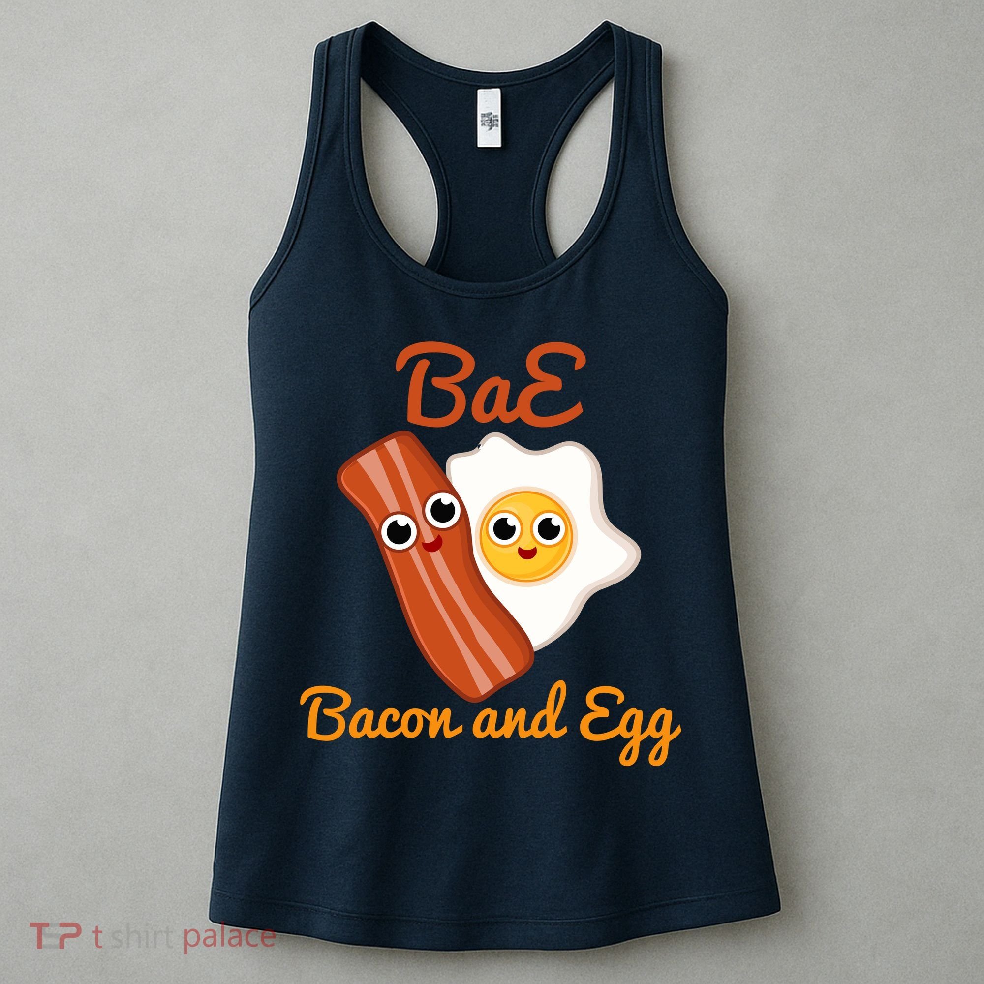 Bae Bacon And Eggs Funny Best Friends Women's Tank Top