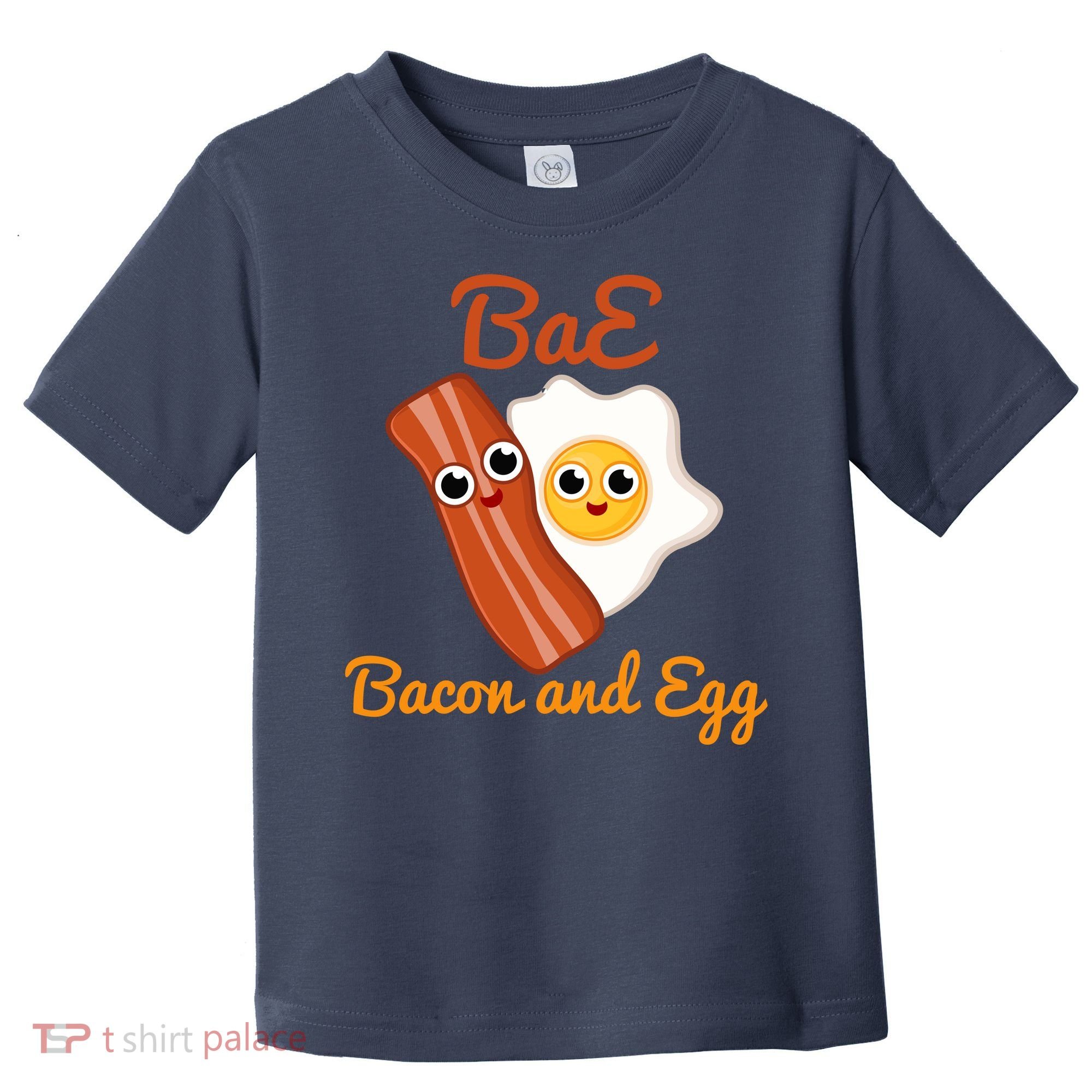 Bae Bacon And Eggs Funny Best Friends Toddler T-Shirt