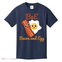 Bae Bacon And Eggs Funny Best Friends Kids T-Shirt thumb 0