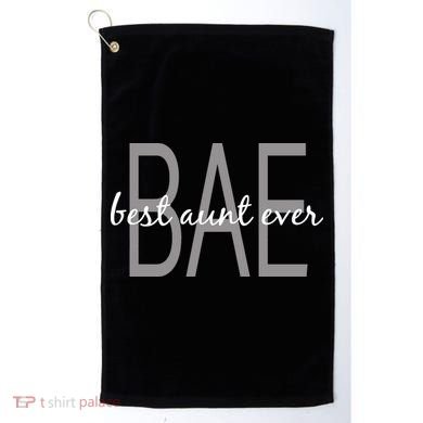 BAE Best Aunt Ever Golf Towel