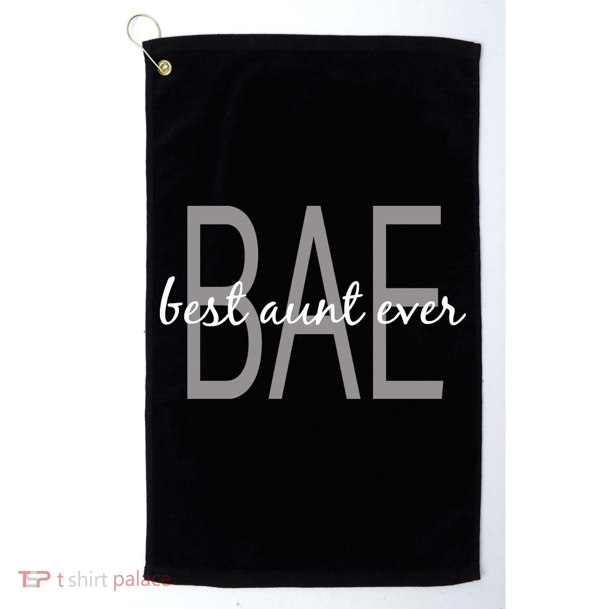 BAE Best Aunt Ever Golf Towel