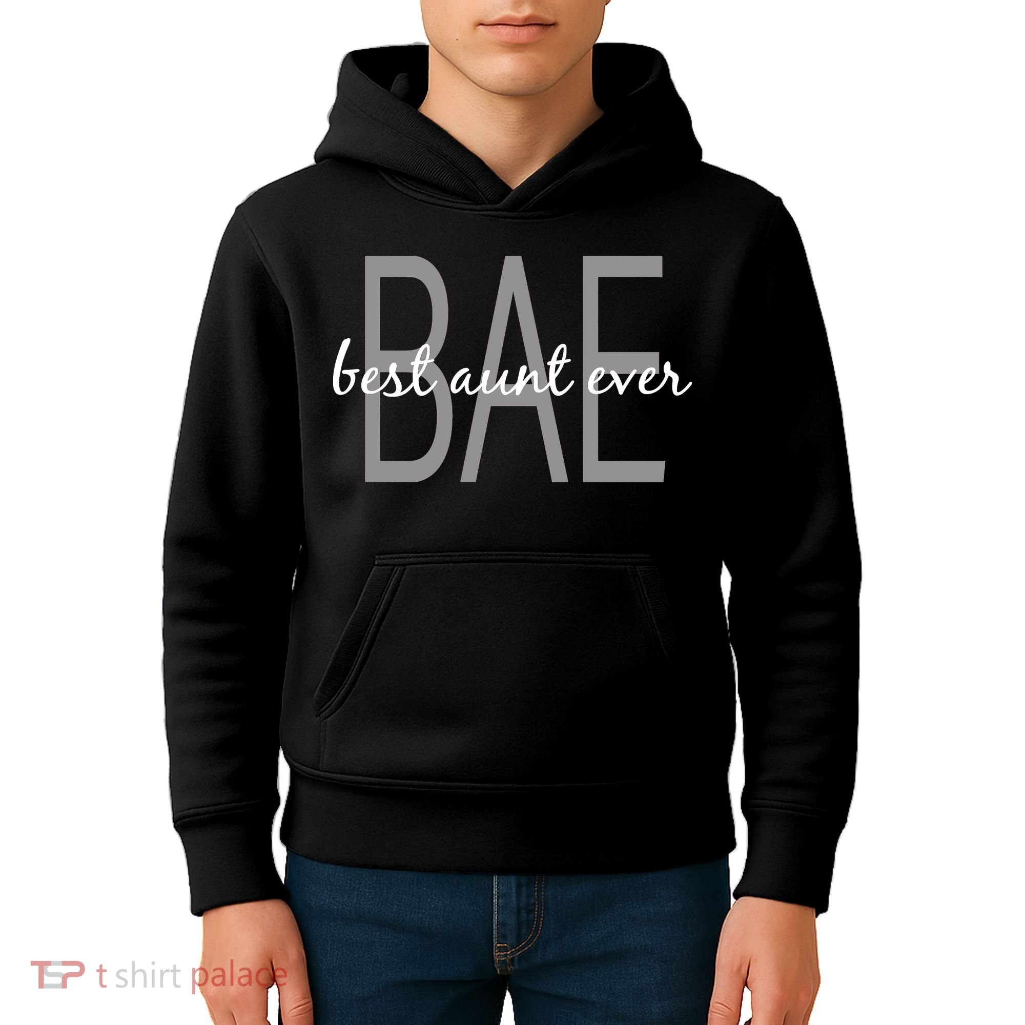 BAE Best Aunt Ever Kids Hoodie