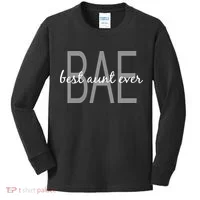 BAE Best Aunt Ever Kids Long Sleeve Shirt thumb 0