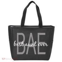 BAE Best Aunt Ever Tote Bag thumb 0