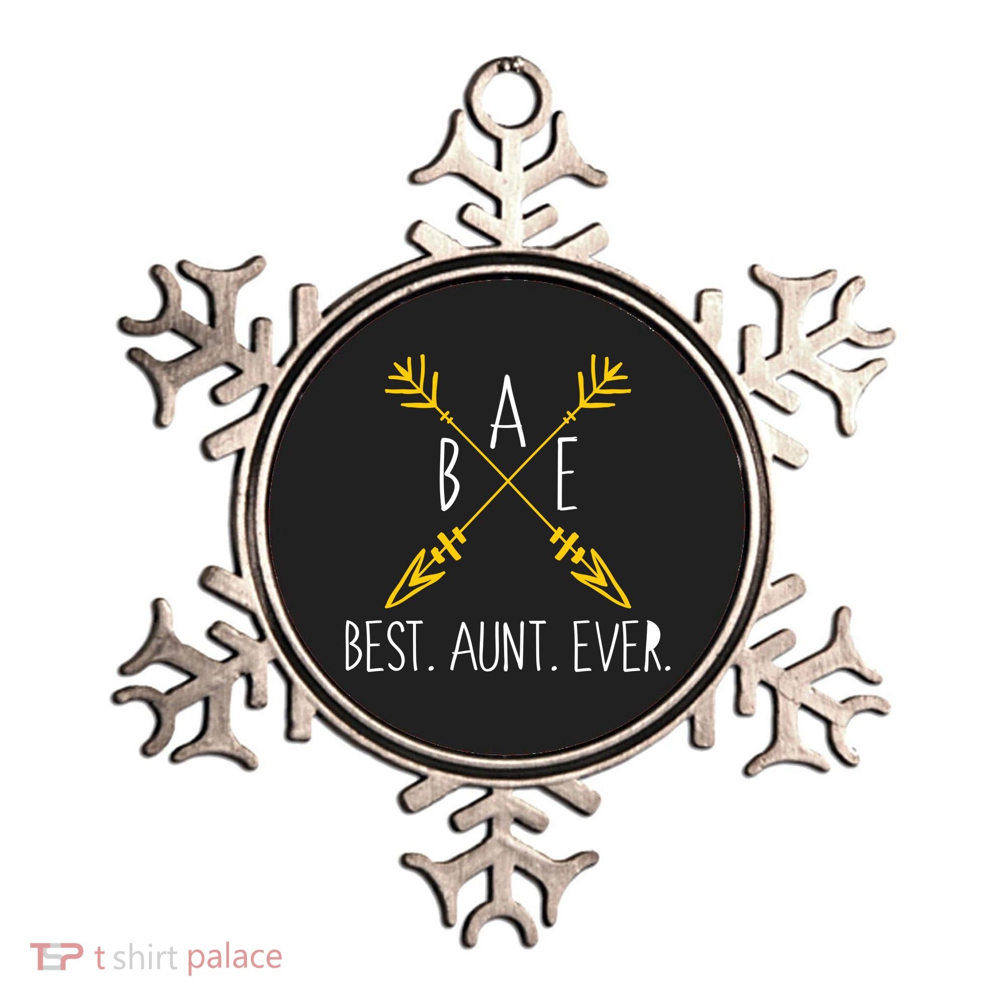 BAE Best Aunt Ever Arrows Logo Ornament