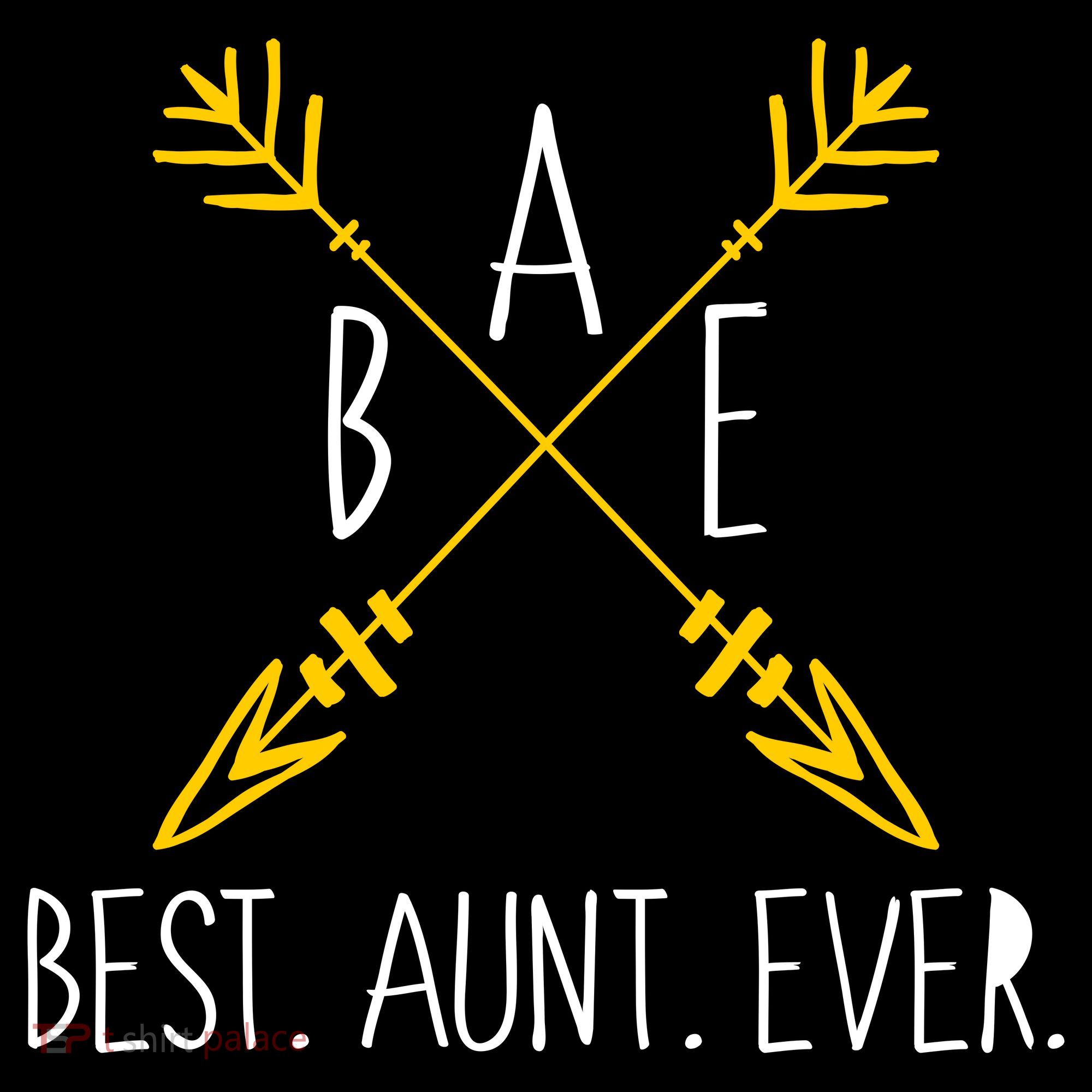 BAE Best Aunt Ever Arrows Logo Ornament