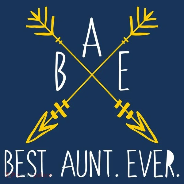 BAE Best Aunt Ever Arrows Logo Bucket Hat