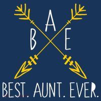 BAE Best Aunt Ever Arrows Logo Coaster thumb 2