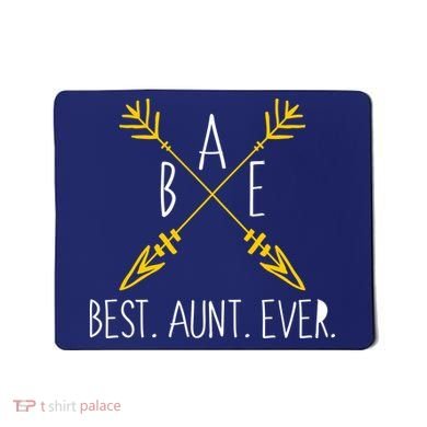 BAE Best Aunt Ever Arrows Logo Mousepad