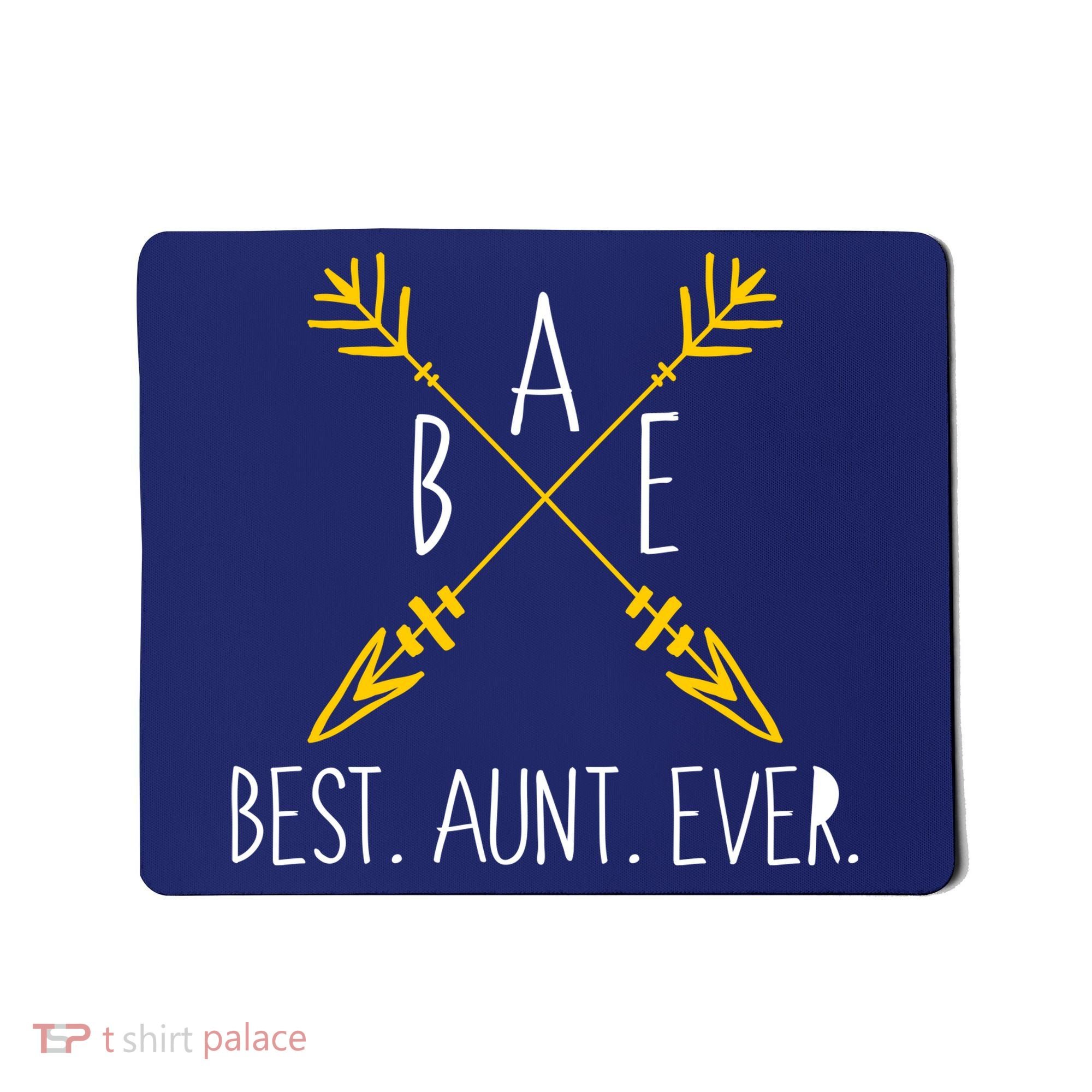 BAE Best Aunt Ever Arrows Logo Mousepad