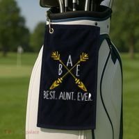 BAE Best Aunt Ever Arrows Logo Golf Towel thumb 2