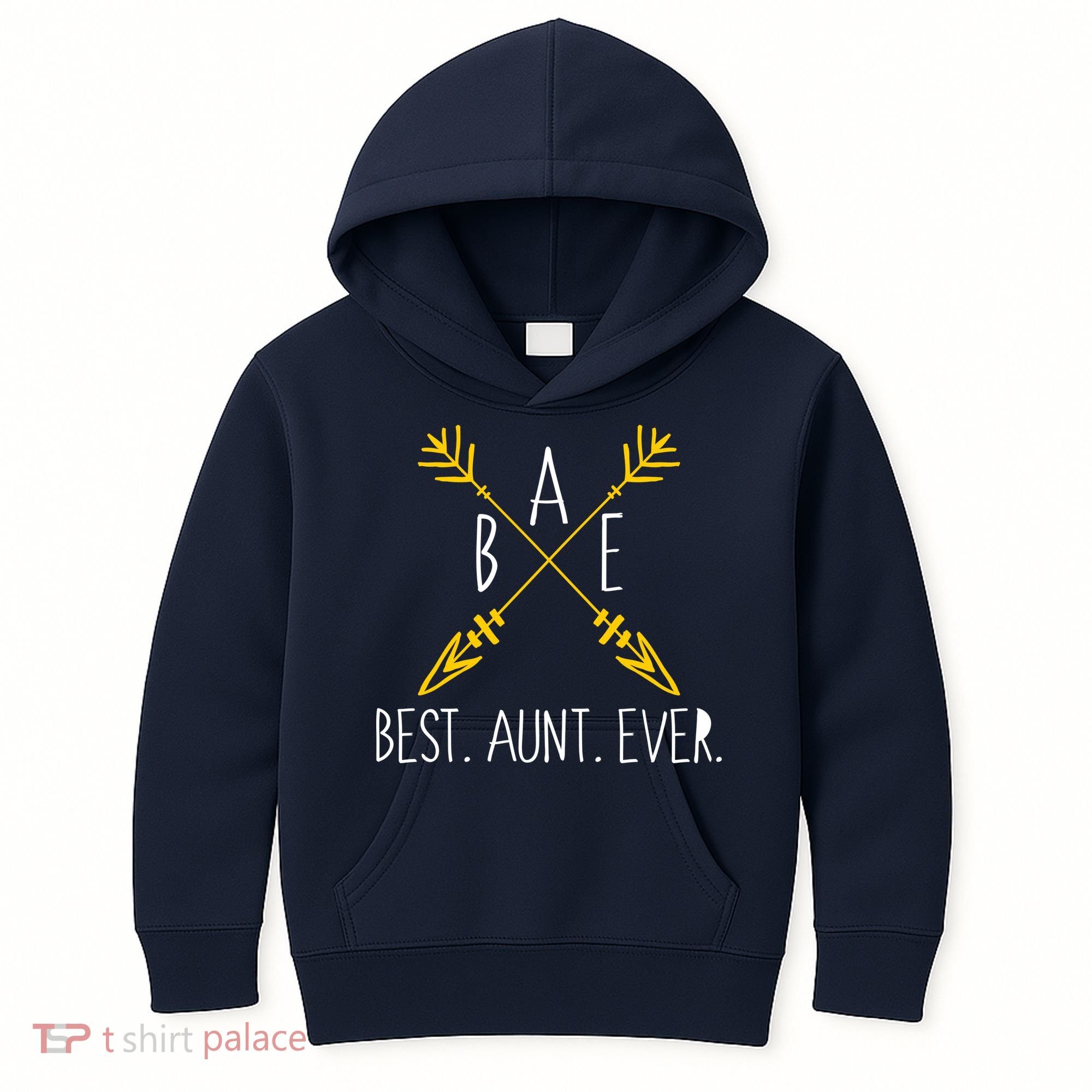 BAE Best Aunt Ever Arrows Logo Kids Hoodie