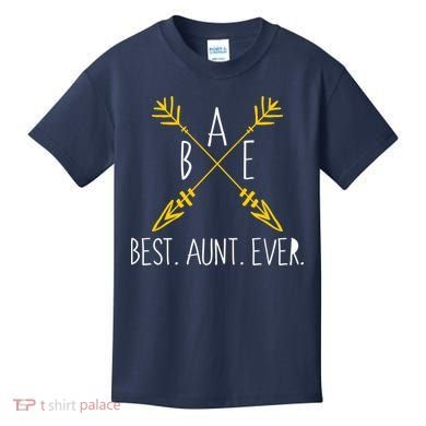 BAE Best Aunt Ever Arrows Logo Kids T-Shirt