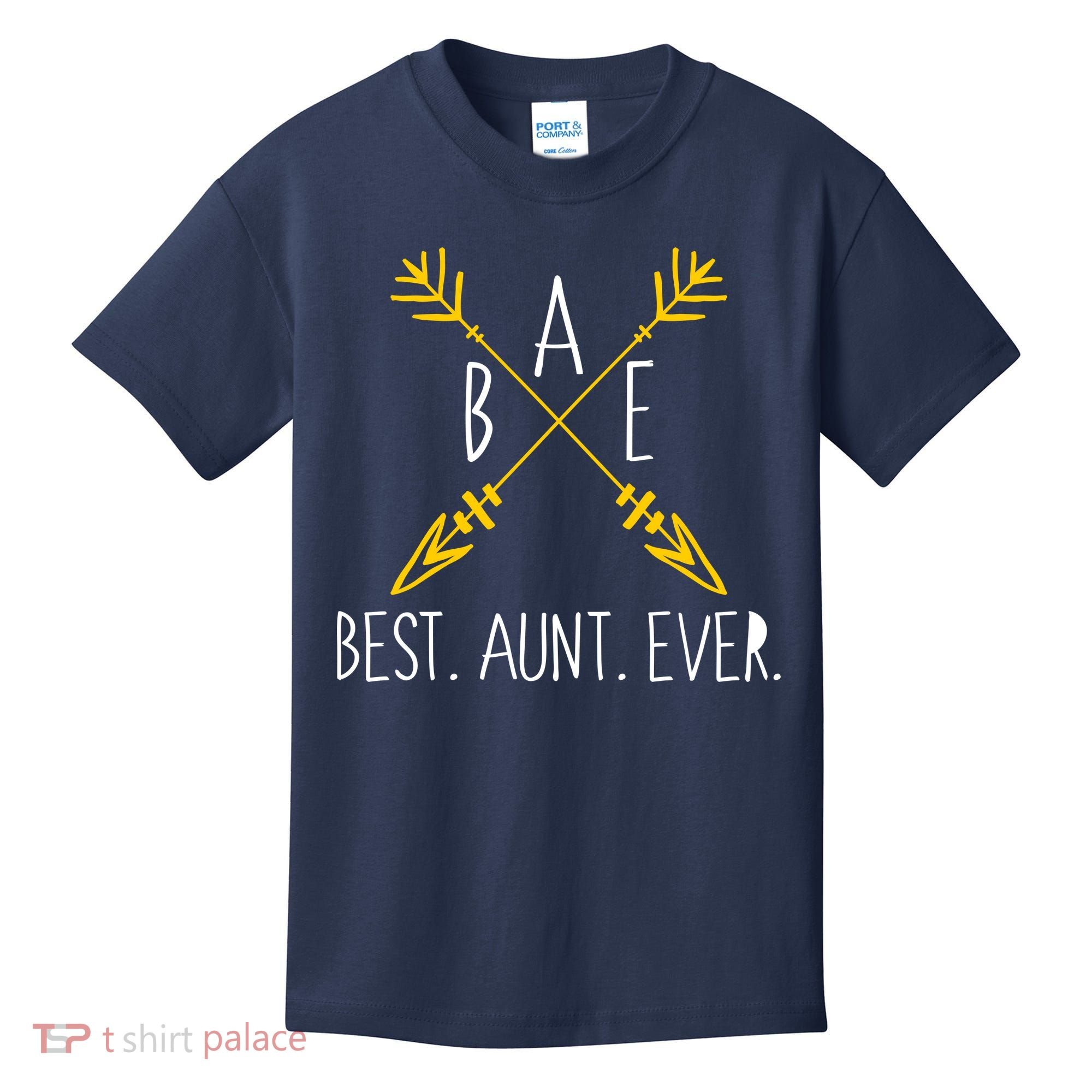 BAE Best Aunt Ever Arrows Logo Kids T-Shirt