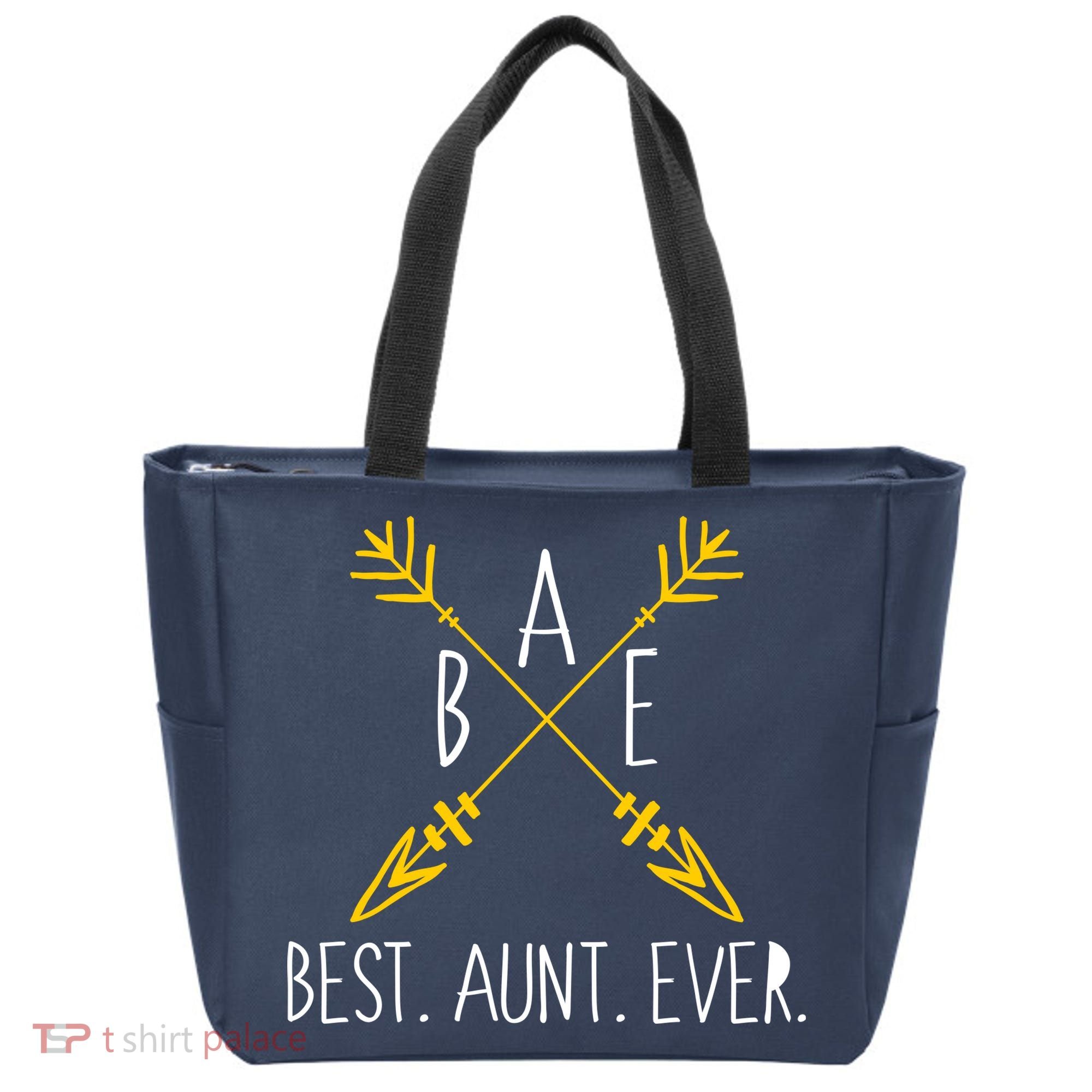 BAE Best Aunt Ever Arrows Logo Tote Bag