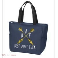 BAE Best Aunt Ever Arrows Logo Tote Bag thumb 3