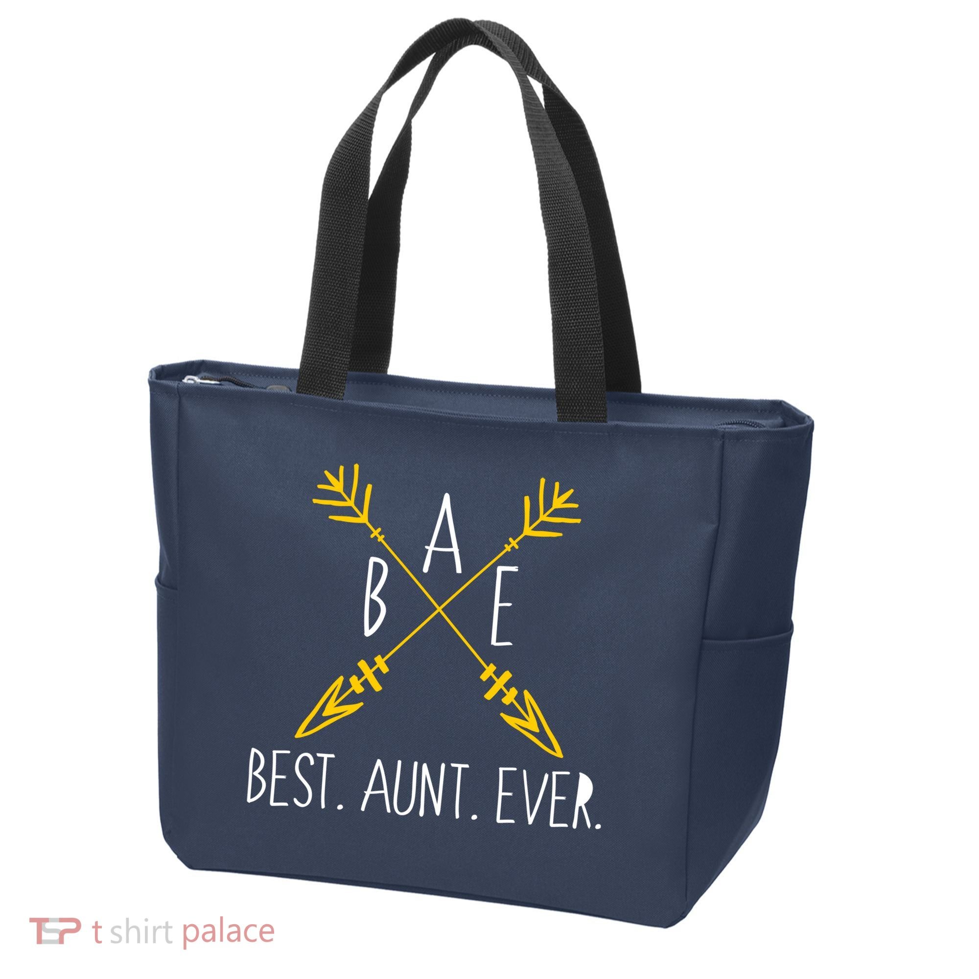 BAE Best Aunt Ever Arrows Logo Tote Bag