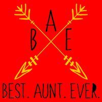 BAE Best Aunt Ever Arrows Logo Santa Hat thumb 1