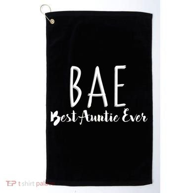 BAE Best Auntie Ever Golf Towel