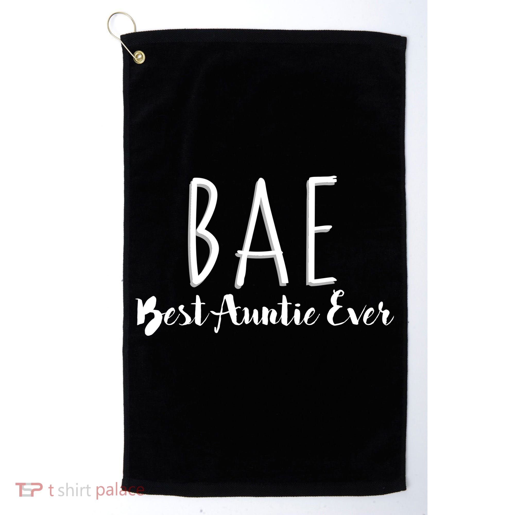 BAE Best Auntie Ever Golf Towel