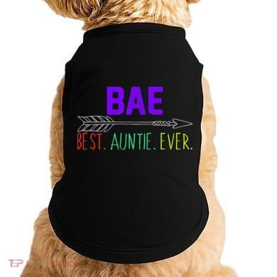 BAE Best Auntie Ever Colorful Doggie Tank
