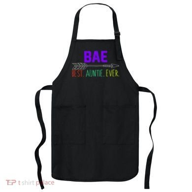 BAE Best Auntie Ever Colorful Apron