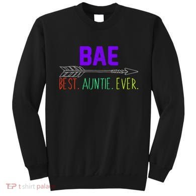BAE Best Auntie Ever Colorful Sweatshirt